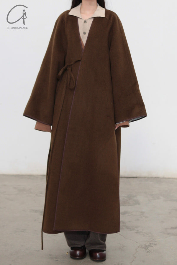 Mutedance 24 Autumn and Winter Wool Jacket MD-MD24FW02-BROWN MD24FW01